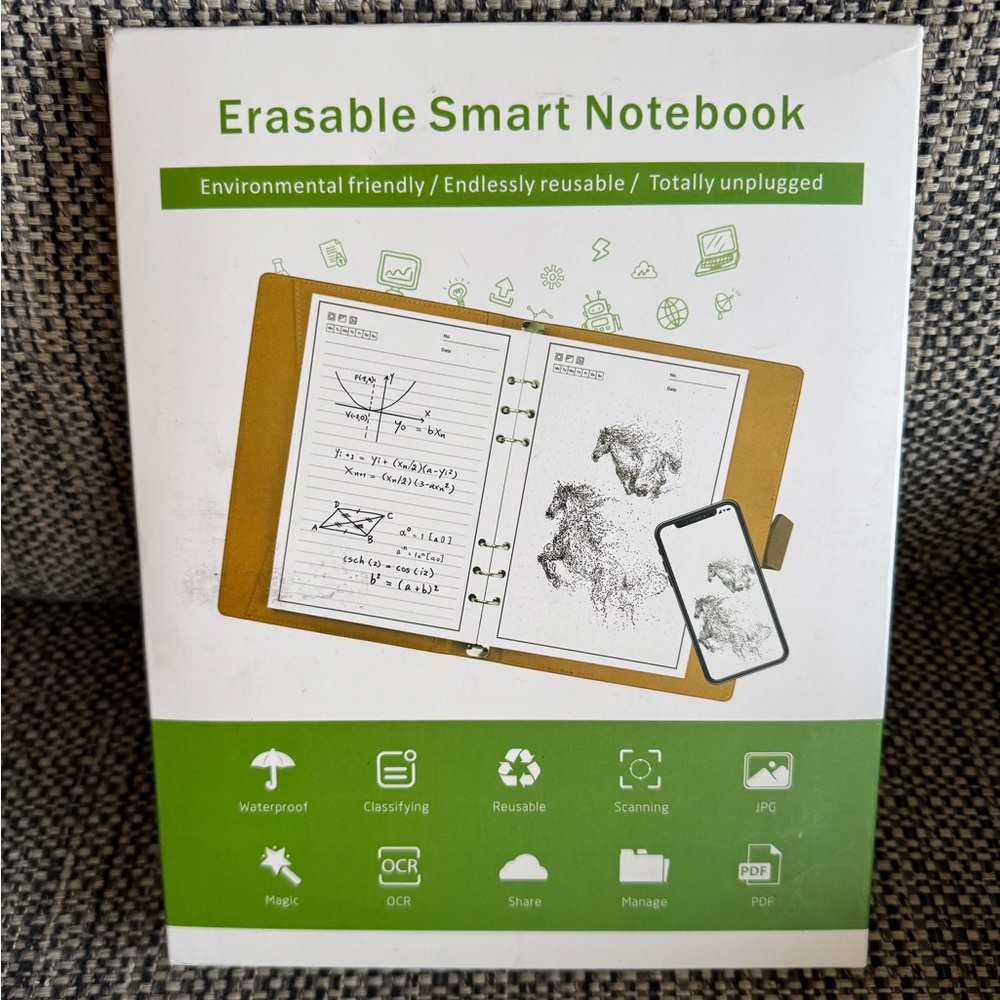 New NEWYES Smart Digital Pen with Black Erasable Smart Notebook
